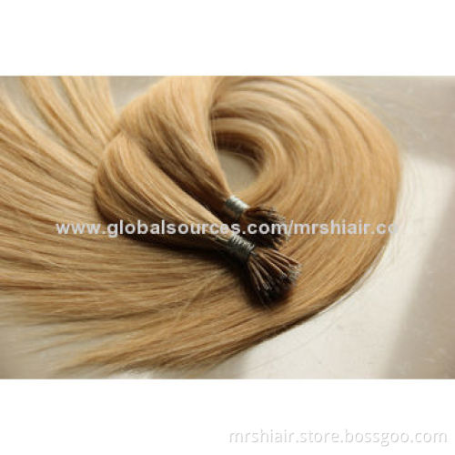 24-inch Light Brown 24# Straight Nano Ring Hair